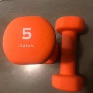 Gaiam Dumbbells Hand Weights Neoprene Coated